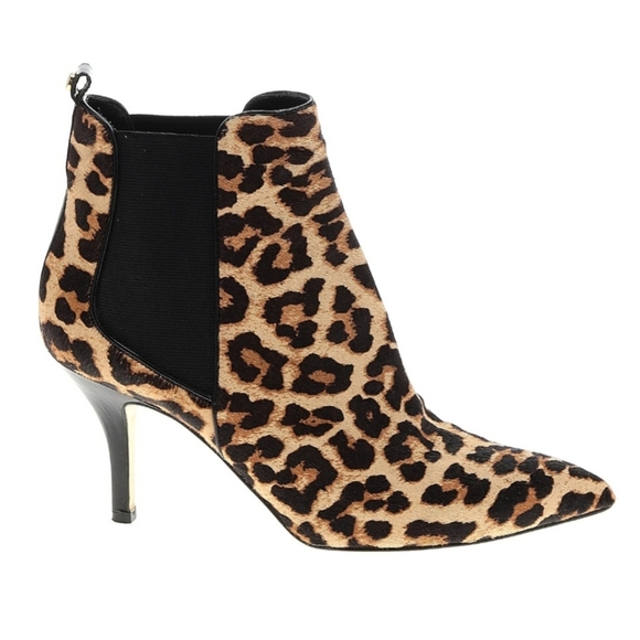 Michael Kors leopard print ankle boots - Picture 1 of 2